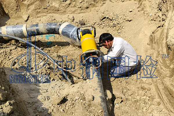 管道射線探傷檢測(cè)現(xiàn)場(chǎng)