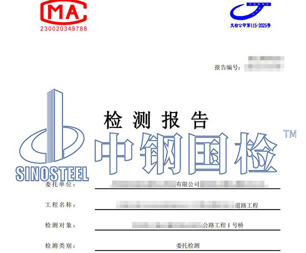 公路橋梁工程檢測(cè)報(bào)告